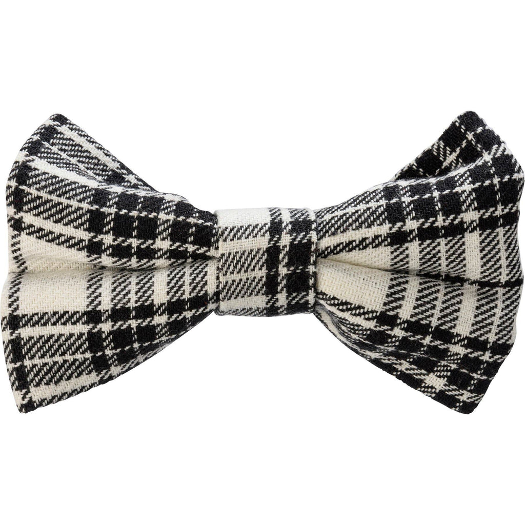 Christmas Plaid Large Pet Bow Tie Set