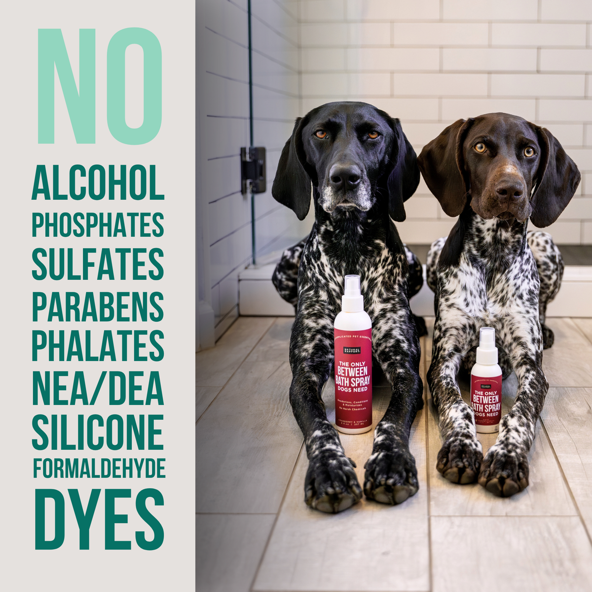 The Only Between Bath Spray Dogs Need - Fir & Vetiver
