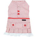Gingham Countryside Dress Red – Adorable Dog Clothes