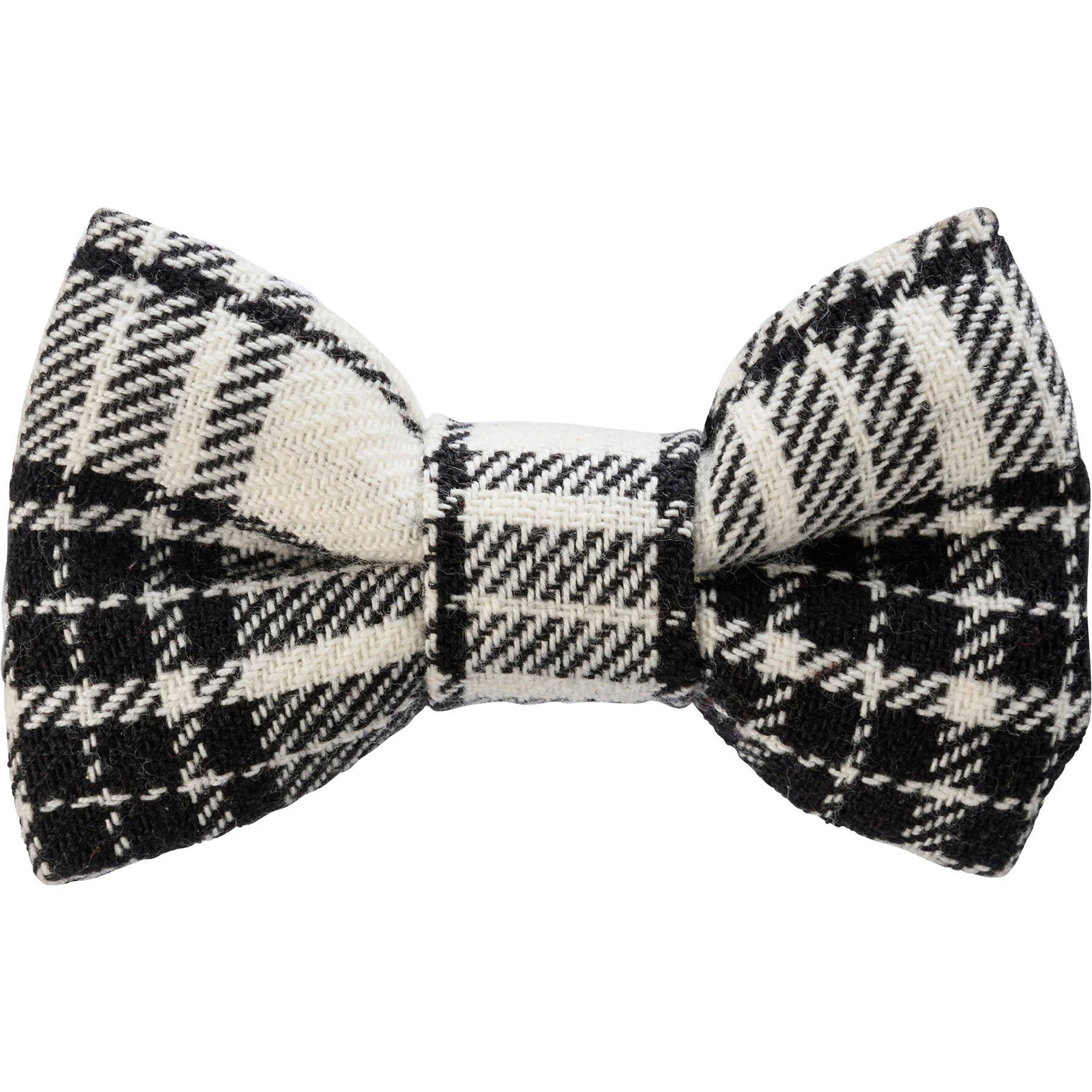 Christmas Plaid Medium Pet Bow Tie Set