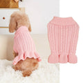 Ozzie - Turn-Down Ruffle Hem Pet Dress