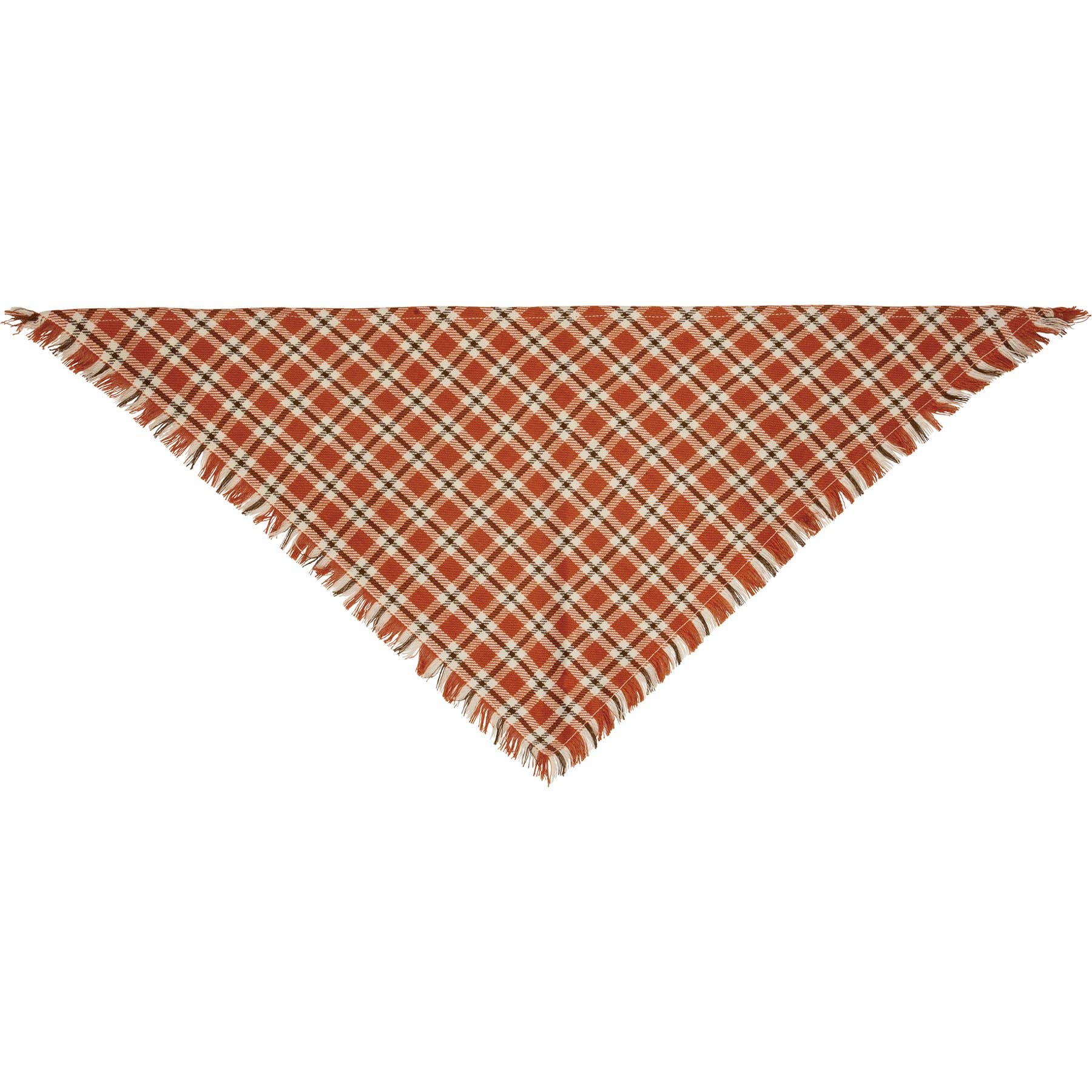 Fall Plaid Medium Pet Bandana Set