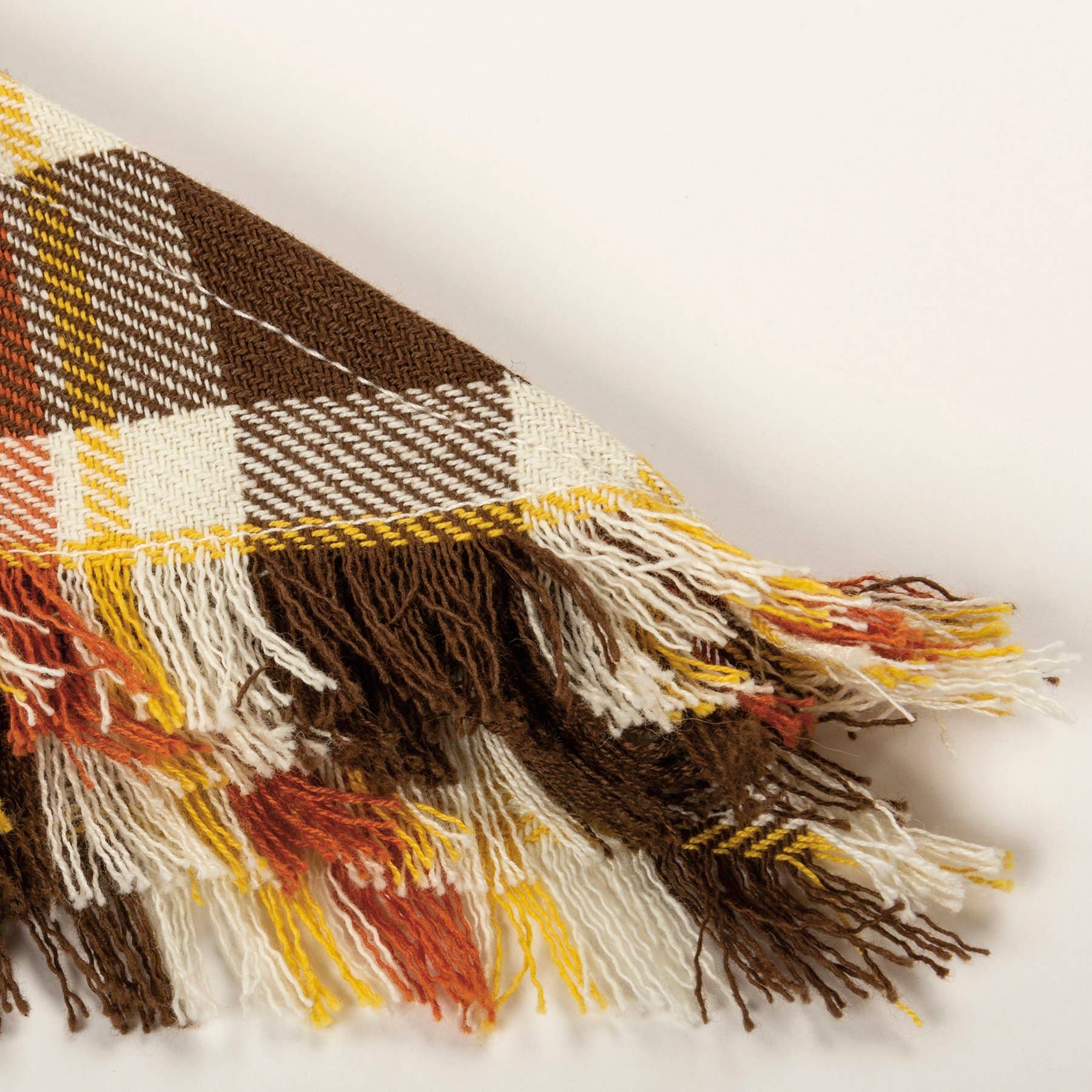 Fall Plaid Large Pet Bandana Set