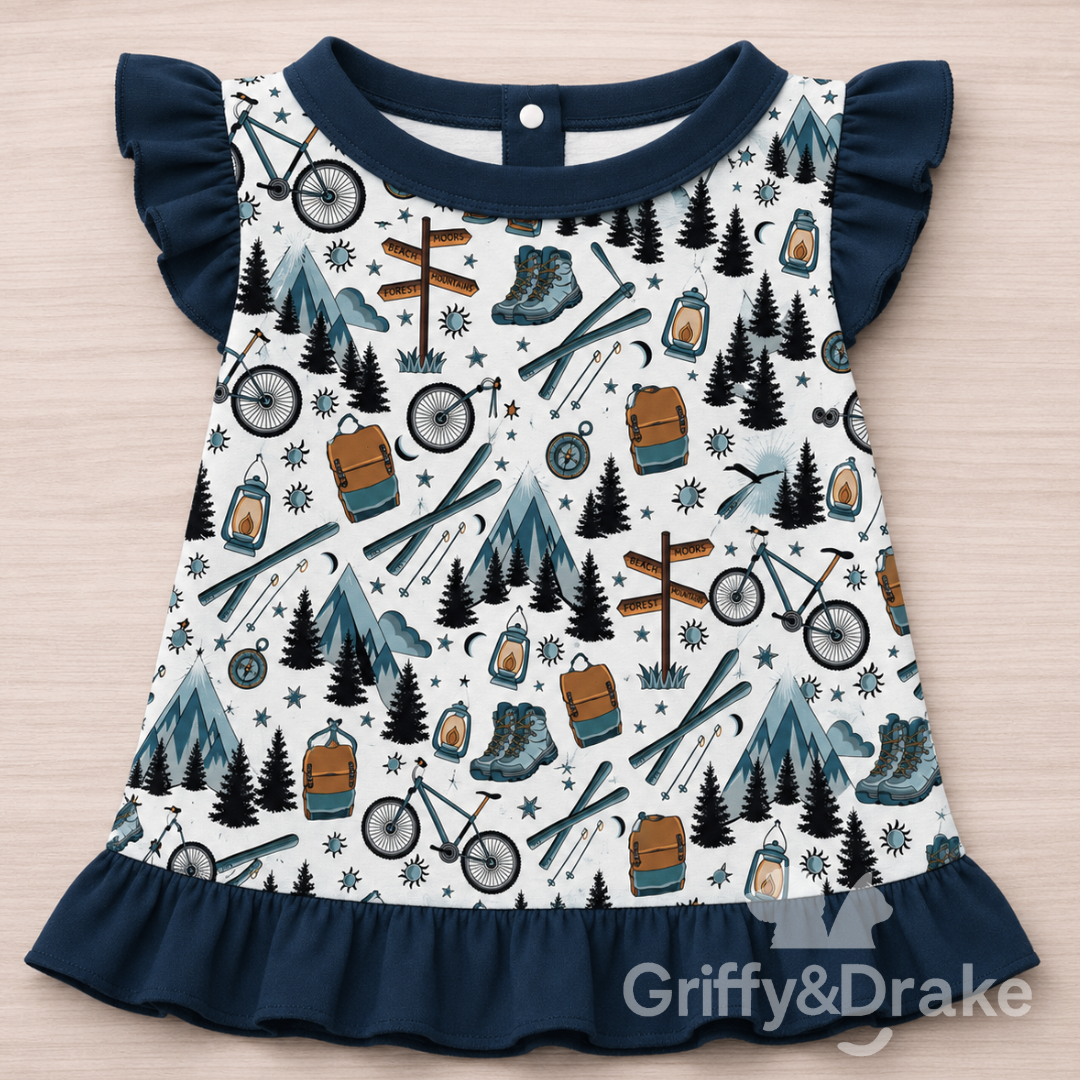 Adventure Awaits Ruffle Shirt