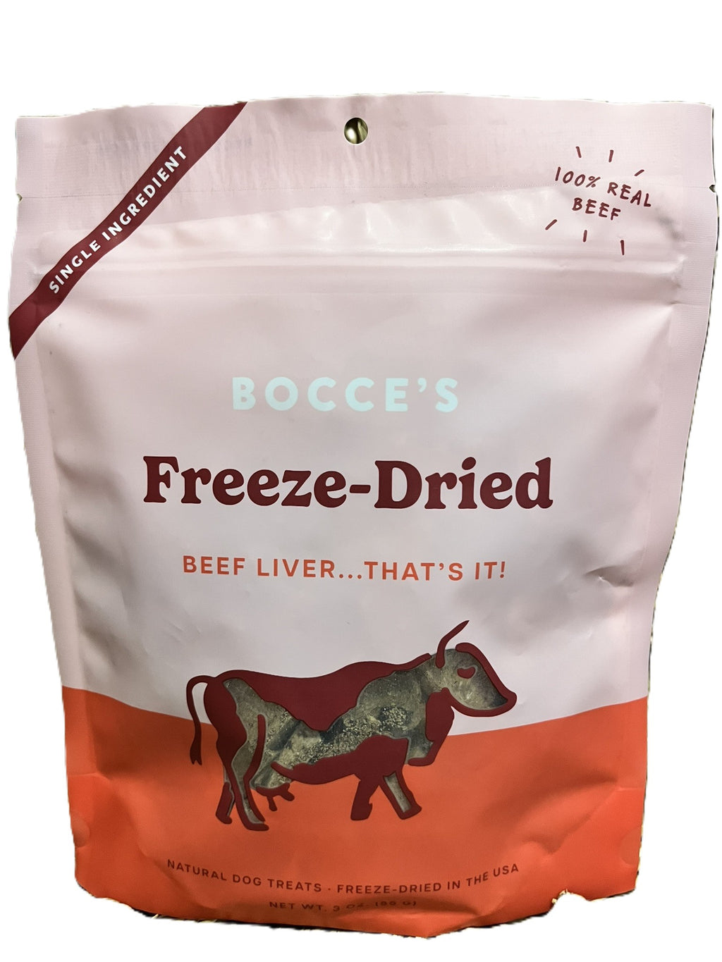 Bocce's Bakery Beef Liver Freeze Dried Treats 3 oz