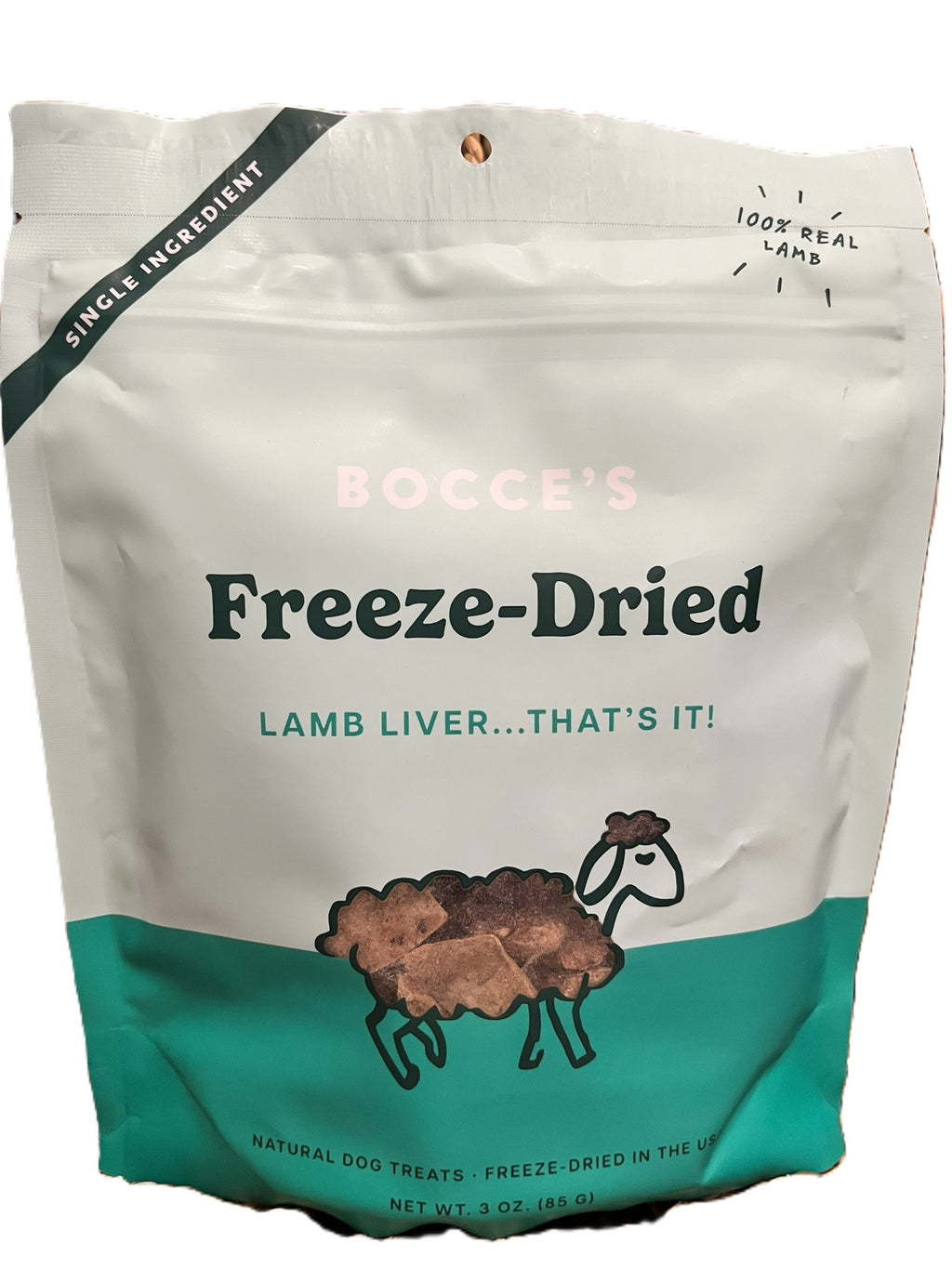 Bocce's Bakery Lamb Liver Freeze Dried Treats 3 oz