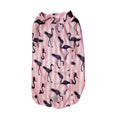 Athletic Shirt - Flamingos with UV treatment
