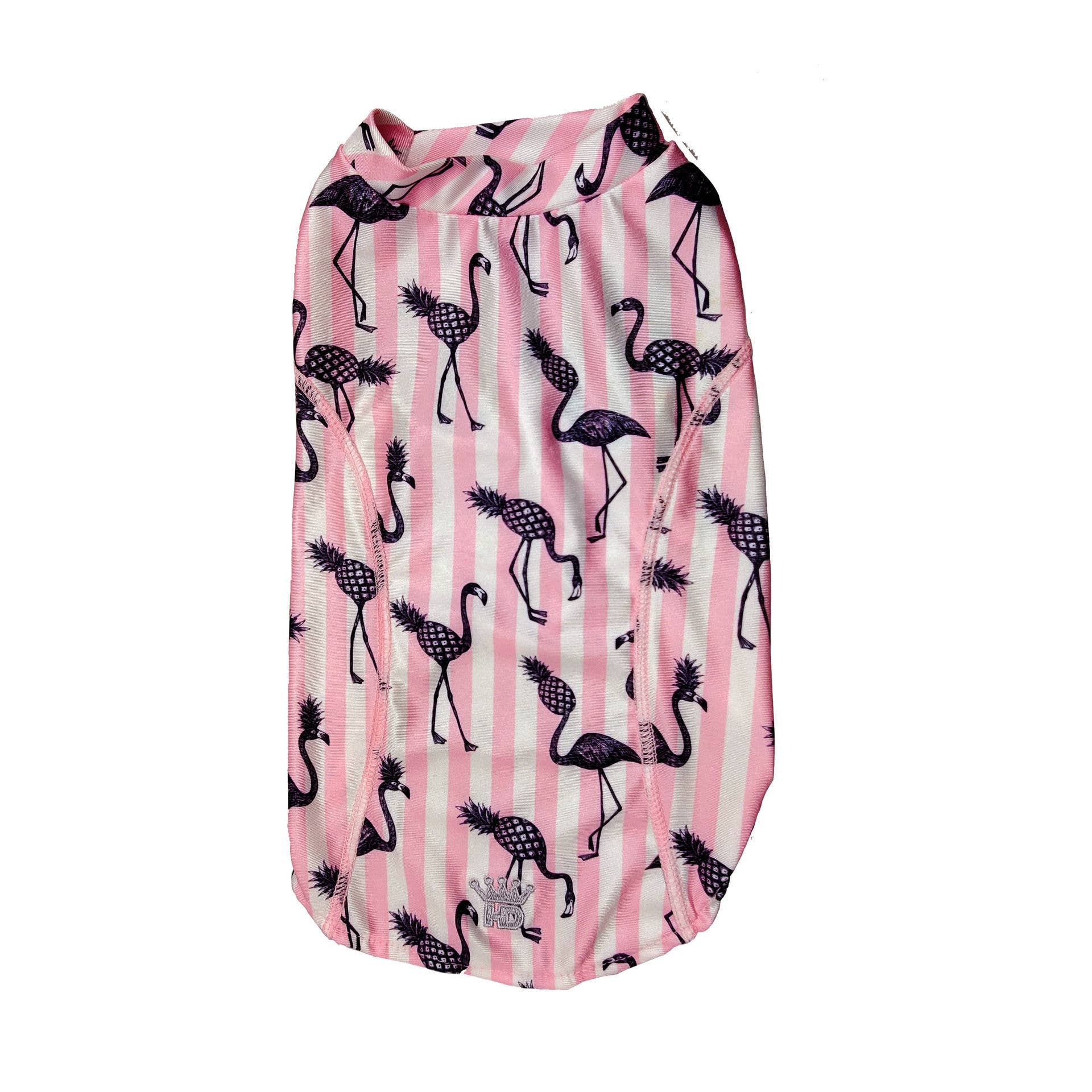 Athletic Shirt - Flamingos with UV treatment