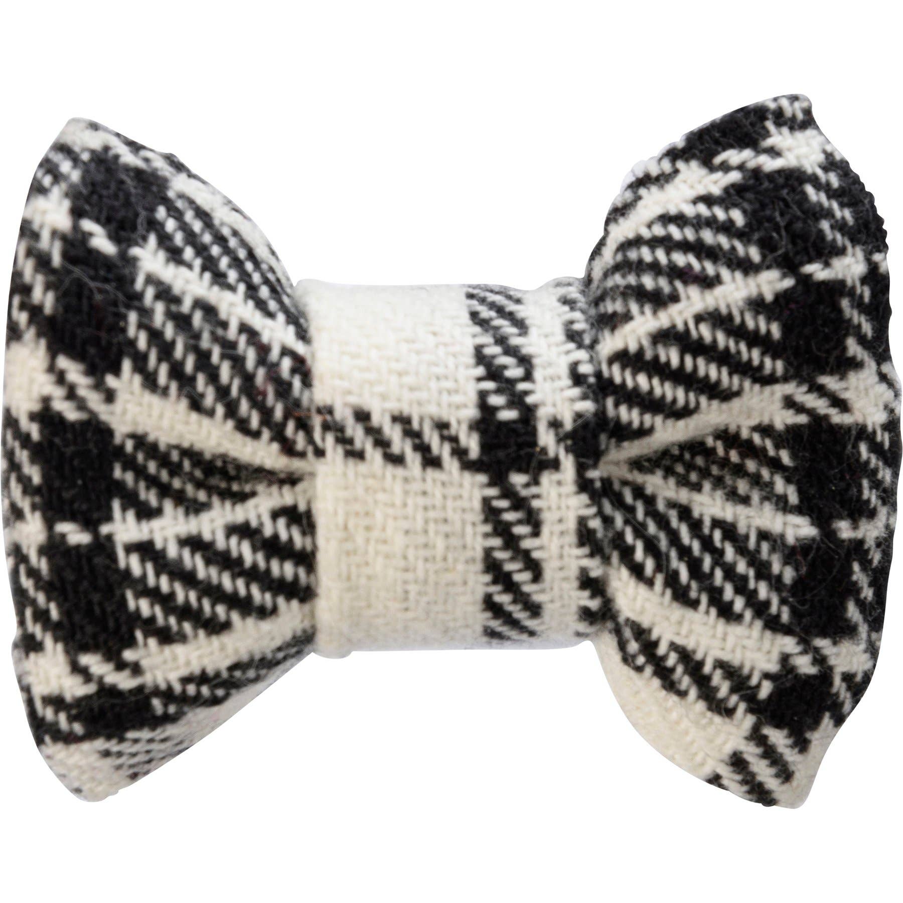 Christmas Plaid Small Pet Bow Tie Set
